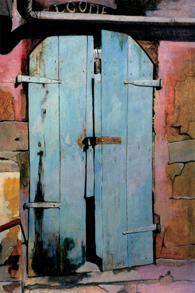 Blue Door... Welcoming - Painting Archive | Graham Davis Paintings