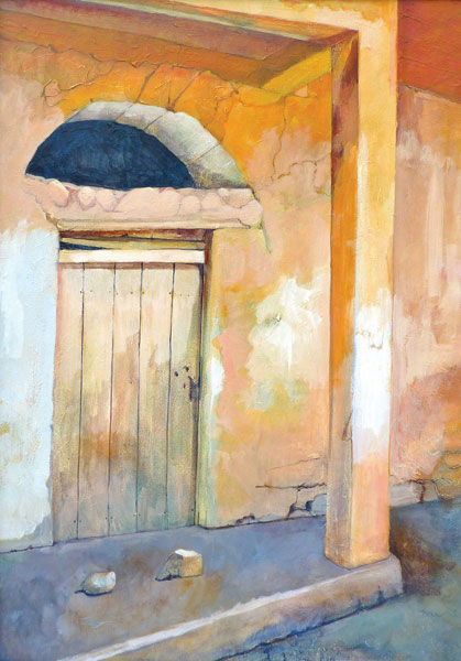 Doorway to a Turkish Granary - Painting Archive | Graham Davis Paintings