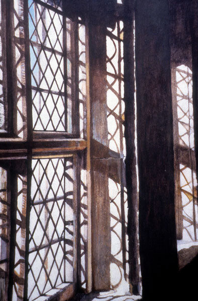 Window at Wells Cathedral - Painting Archive | Graham Davis Paintings